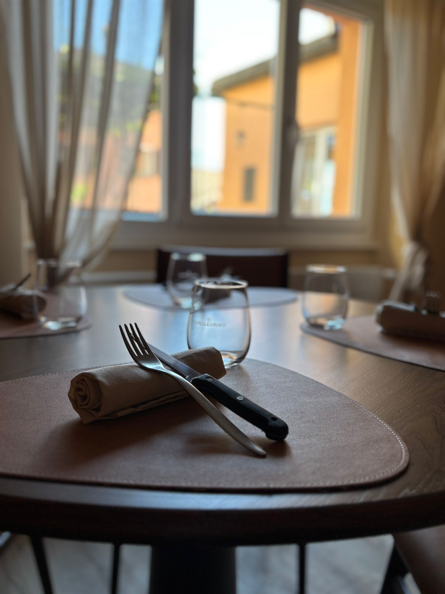 Atmosfera intima della sala del Ristorante Brio